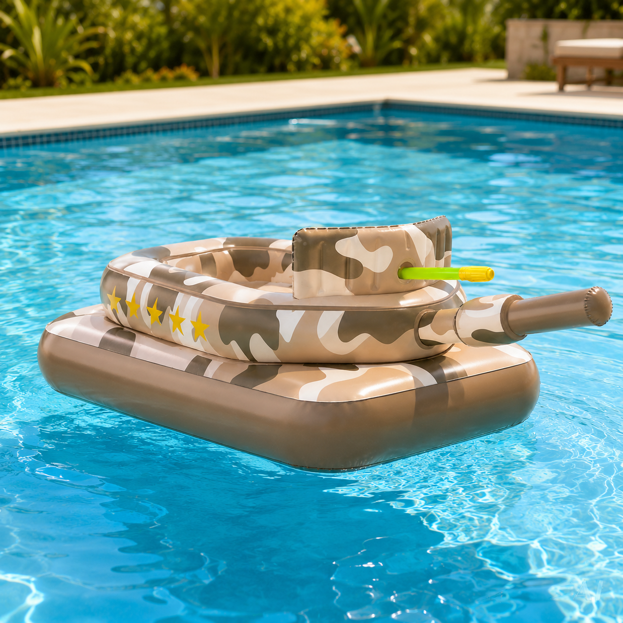 Inflatable Army Tank Pool Float